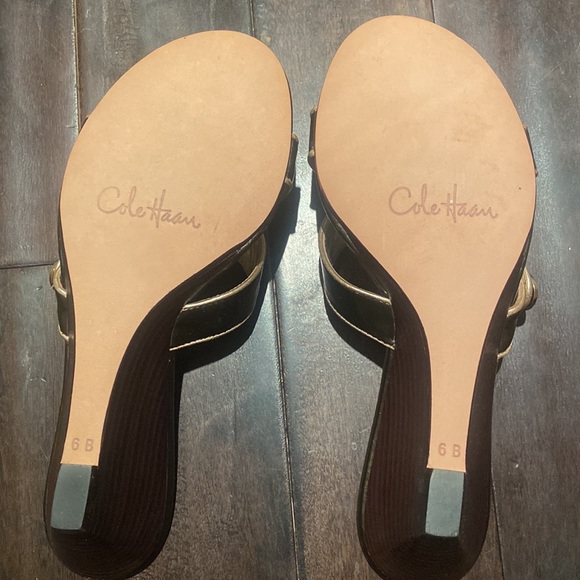NEW COLE HAAN wedges sandals, 6B - Picture 4 of 4